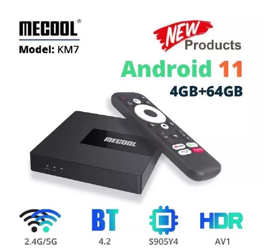 H96 Max V11 Android 11 32Go 4Go Ram avec Abonnement IPTV 12 Mois